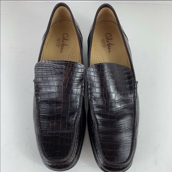 Cole Haan Collection Brown Crocodile Loafers 12 main image 10